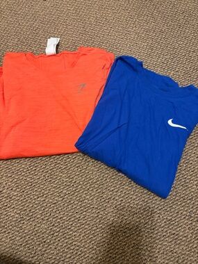 Gymshark Orange Short Sleeve Top